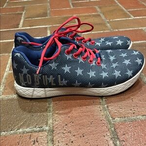 NOBULL Red White & Blue American Sneakers - Navy and Crimson‎ Star Design